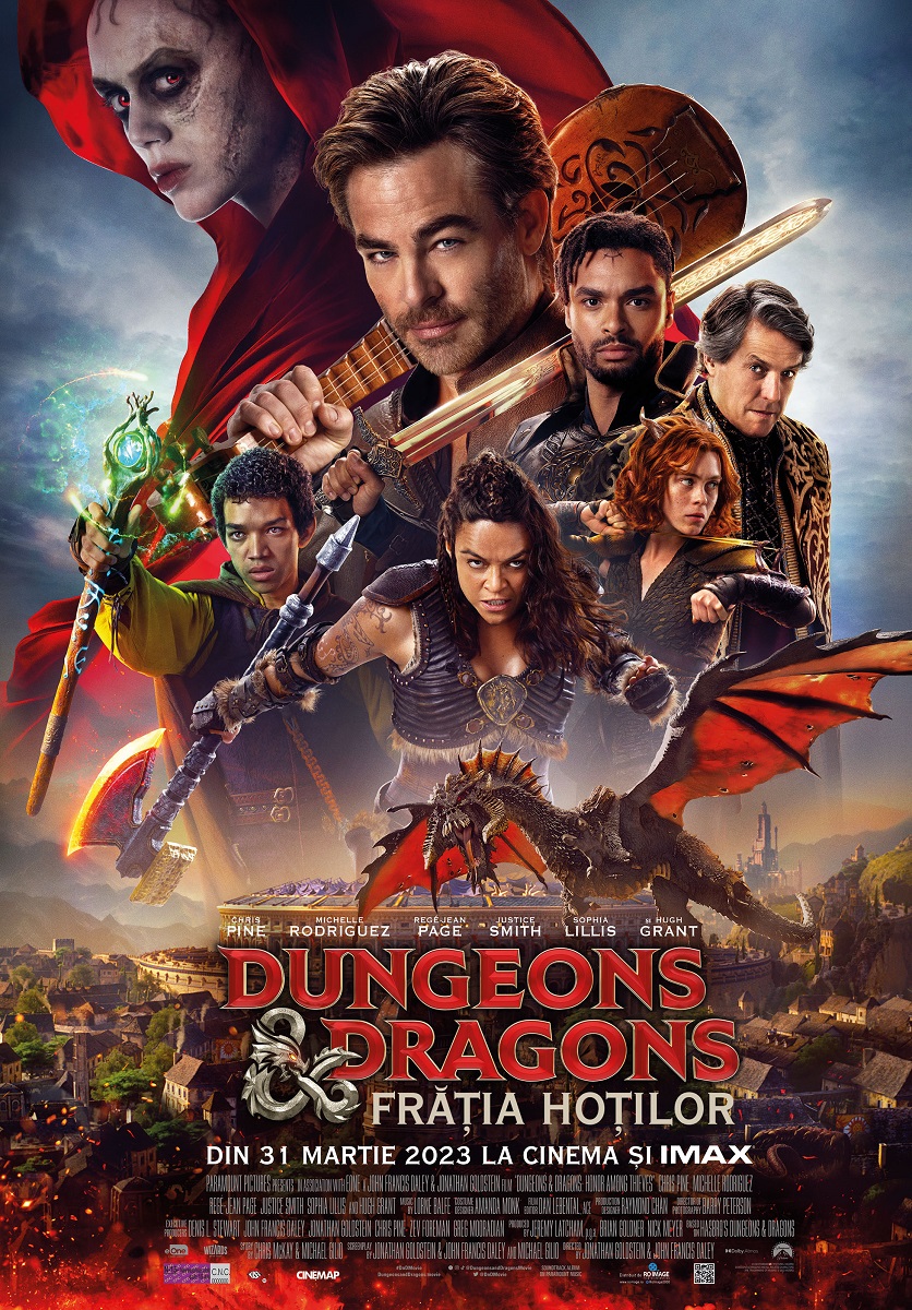 Afis 2D Dungeons & Dragons: Frăția hoților - subtitrat RO (Dungeons & Dragons: Honor Among Thieves)