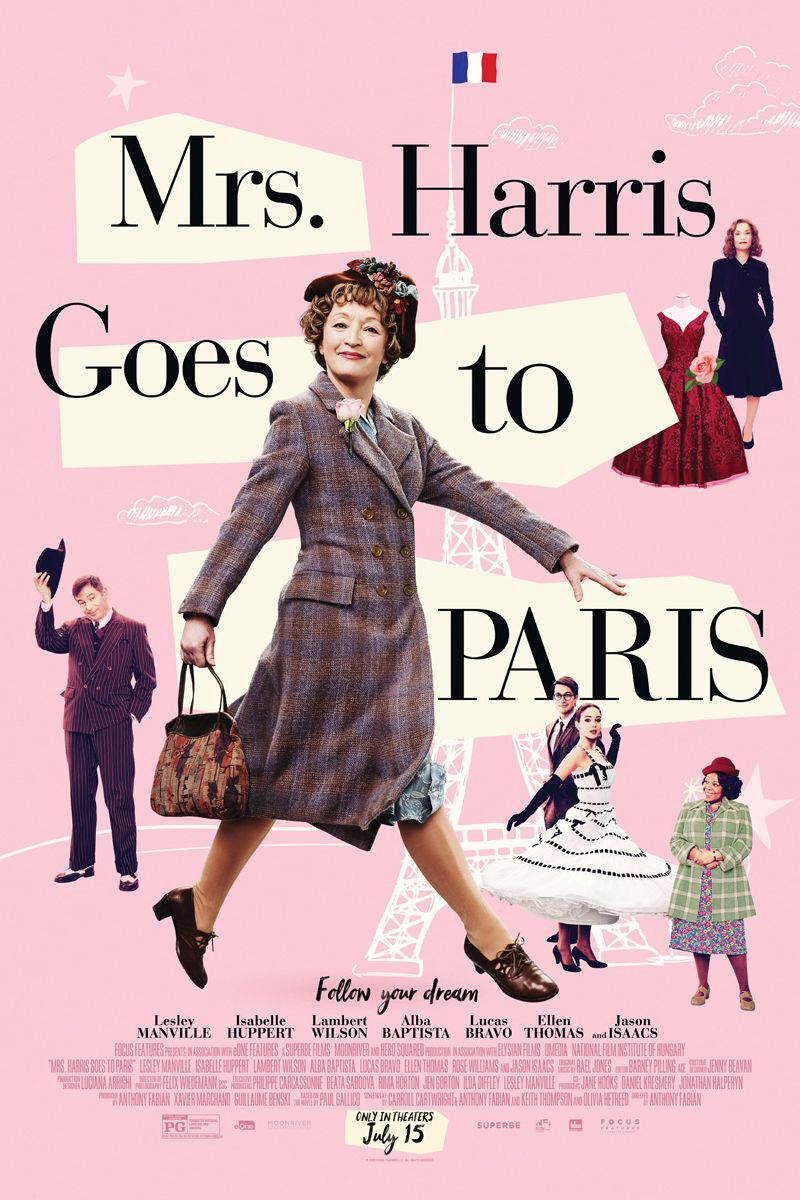 Afis film: 2D Mrs. Harris Párizsba megy - Román felirattal (Mrs. Harris Goes to Paris)