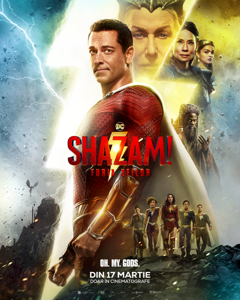 Afis 2D Shazam! Furia zeilor - subtitrat RO (Shazam! Fury of the Gods)