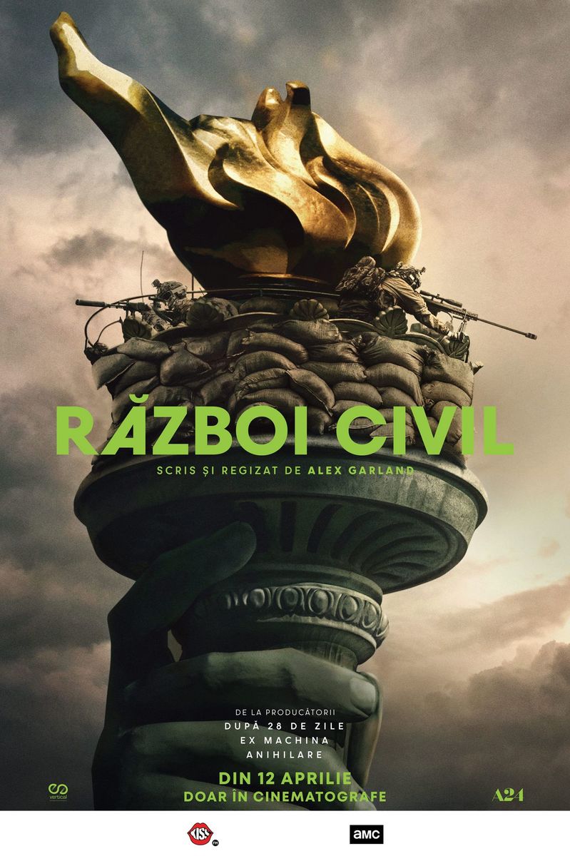 Afis 2D Război civil - subtitrat RO (Civil War)